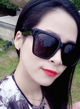 复古明星款圆脸大框女韩版潮流