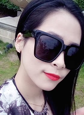 复古明星款圆脸大框女韩版潮流