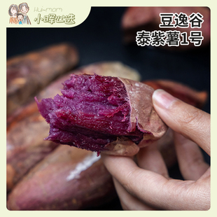 豆逸谷泰紫薯1号2025新鲜农家自种现挖紫番薯软糯香甜少筋4.5斤