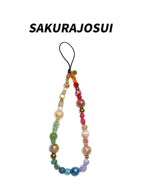 美国小晖SAKU手机链挂手腕链绳轻奢小众精致高级感女式高端挂饰品