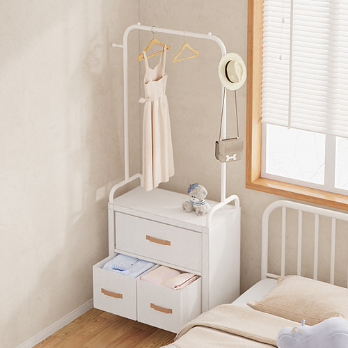 【抽屉防尘柜】衣帽架一体卧室内
