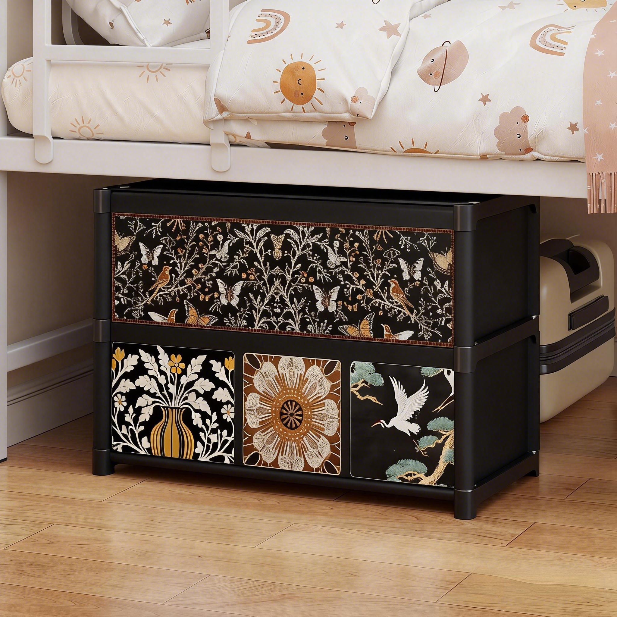 学生宿舍床底鞋架带门多层鞋柜防尘桌底下鞋子收纳架占地小省空间,住宅家具,鞋架,淘宝优惠券,粉丝福利购,淘宝优惠卷