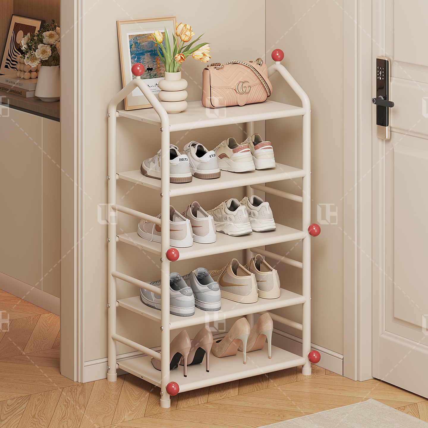 铁艺鞋架！防水防霉！超级耐用