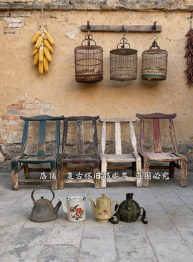 怀旧老物件装饰摆件老式遛鸟工具
