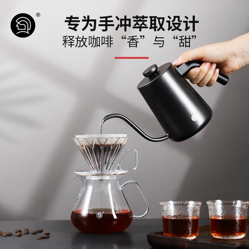 Hero手冲咖啡套装手摇磨豆机家用手磨咖啡机过滤杯手冲咖啡壶套装