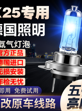 15-16-17-18-19-20款现代ix25氙气灯远近光一体雾灯车灯改装灯泡