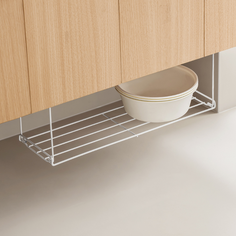 懒角落免打孔浴室下挂式脸盆架