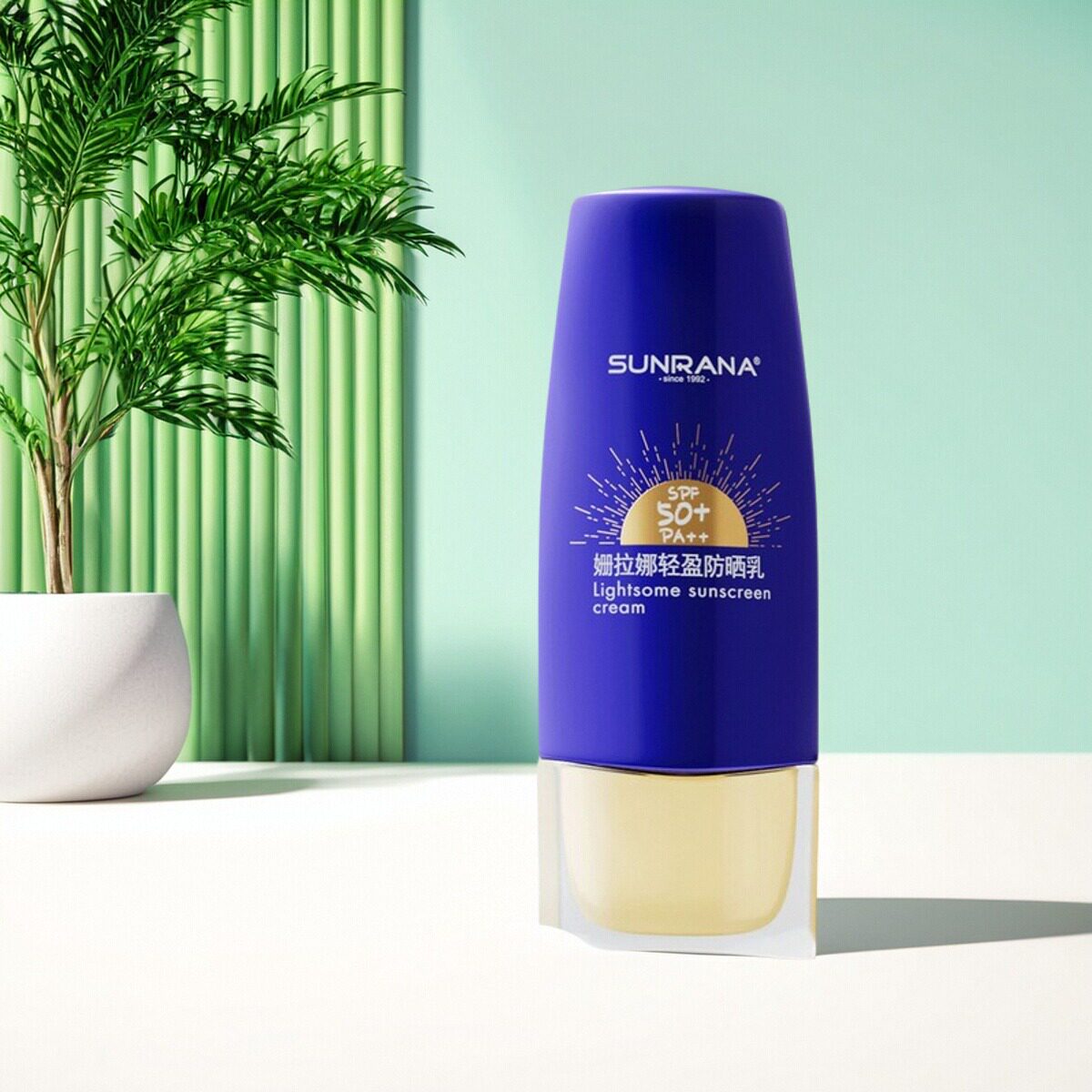姗拉娜轻盈防晒乳隔离高倍SPF50夏季防紫外线保湿美白学生军训