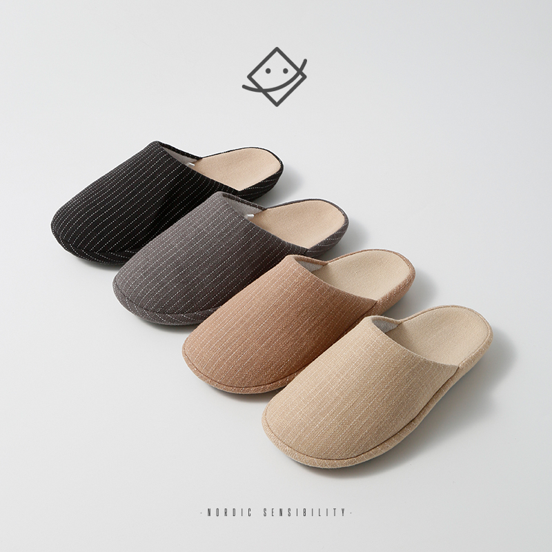 日式盆底足弓支撑棉麻男女居家