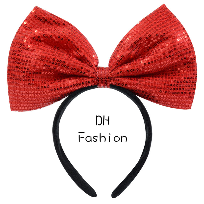 乐园游玩红色亮片大蝴蝶结女发卡发箍成人儿童发饰装扮,饰品/流行首饰/时尚饰品新,发饰,淘宝优惠券,粉丝福利购,淘宝优惠卷
