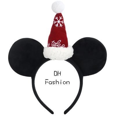 乐园游玩圣诞帽发卡发箍