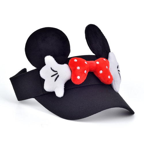 可爱米妮小手蝴蝶结防晒帽