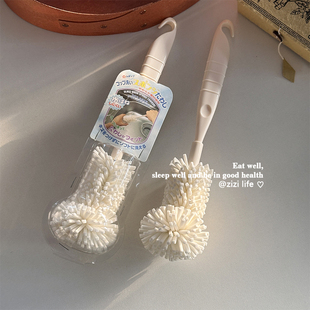 纳米海绵魔力奶瓶清洁神器刷子软毛洗保温杯长柄家用清洁杯刷