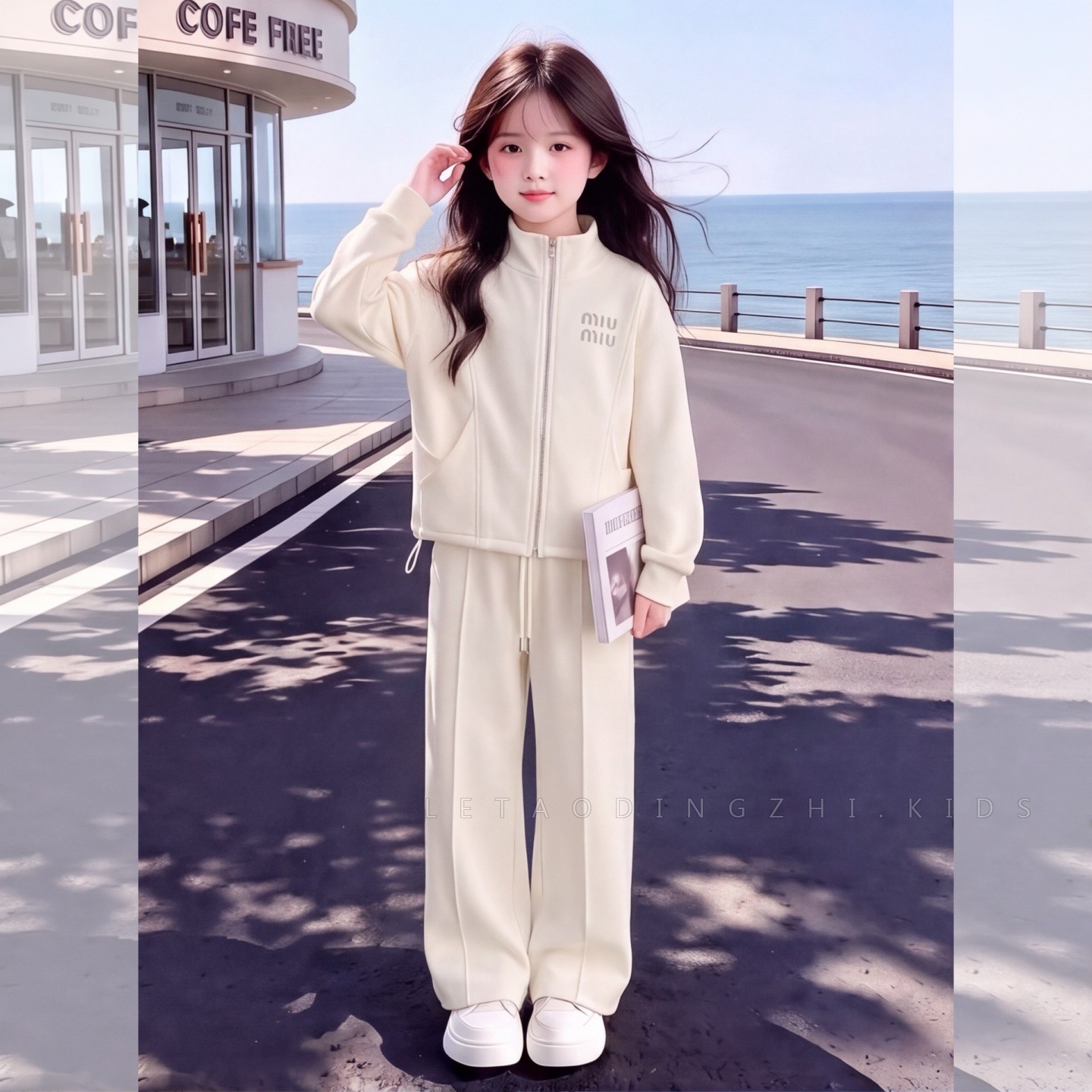 女童春秋2026新款运动外套套装