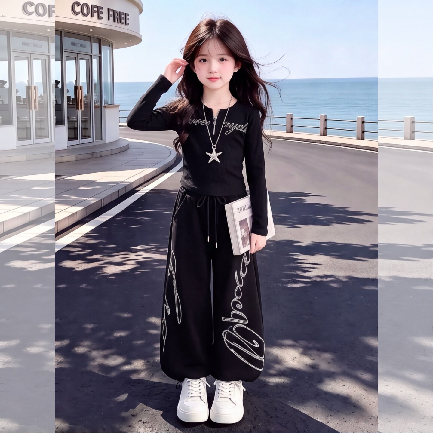 女童秋季街舞服套装2026巨好看的