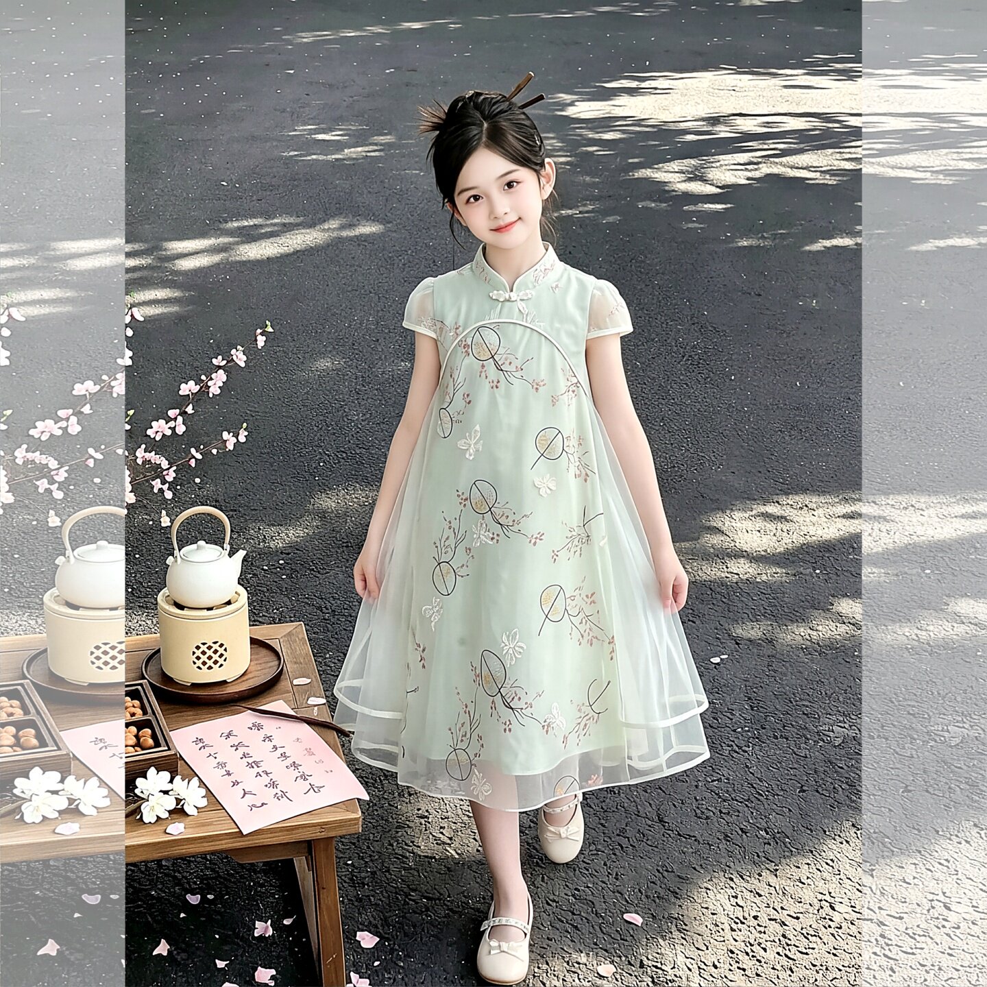 女童夏装连衣裙2026新款儿童国风