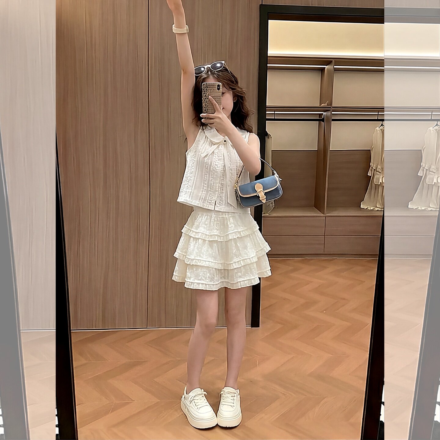 女童半身裙套装夏季2026新款儿童夏装小女孩独特漂亮绝美公主裙子