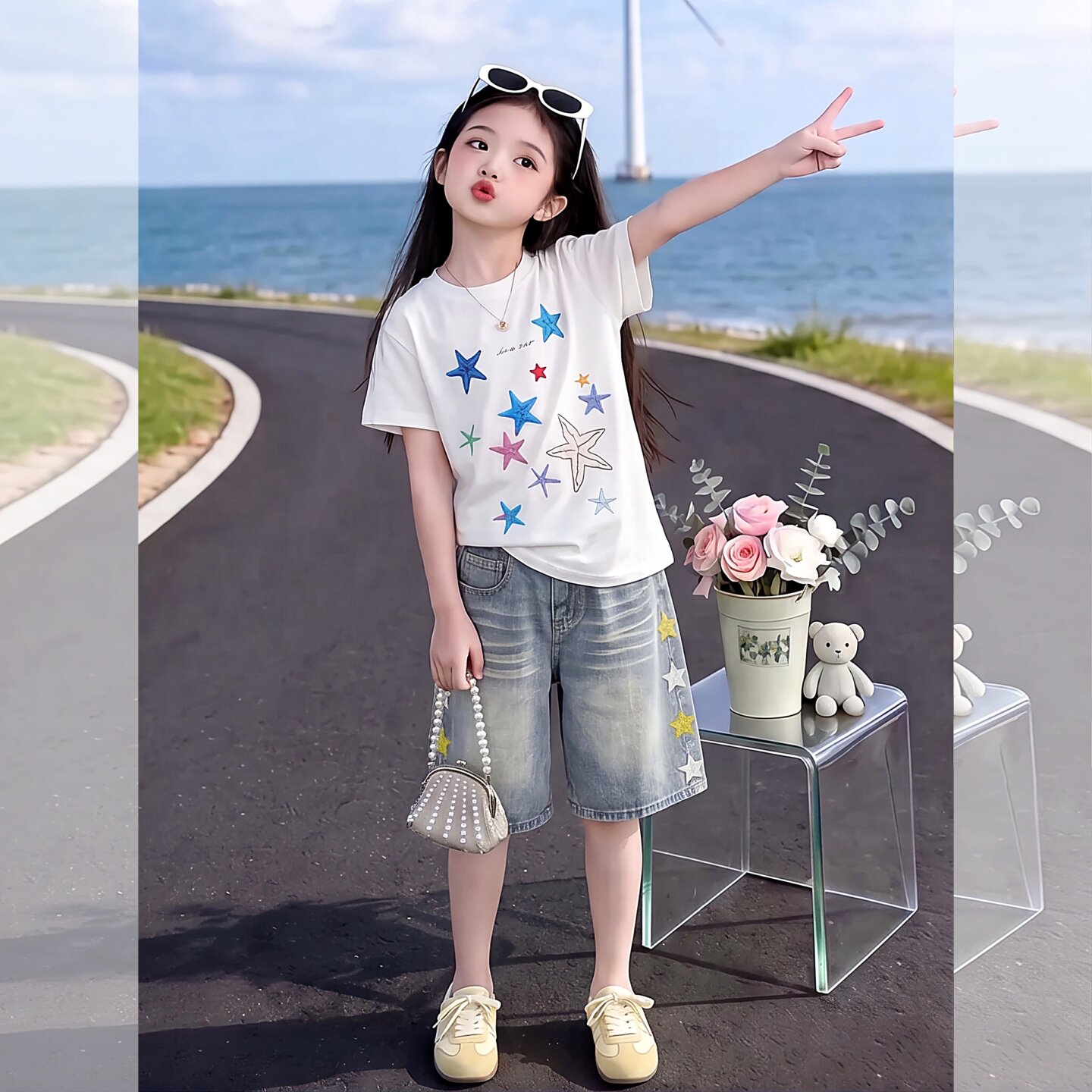 男童夏装短袖套装2026新款中大童