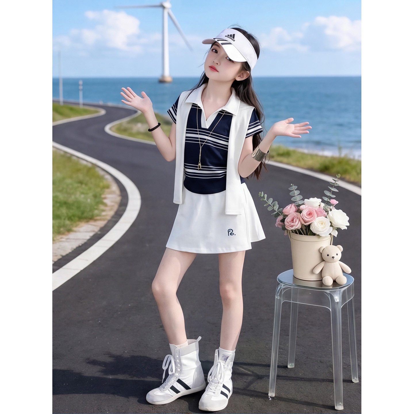 女童夏季运动套装2026儿童休闲
