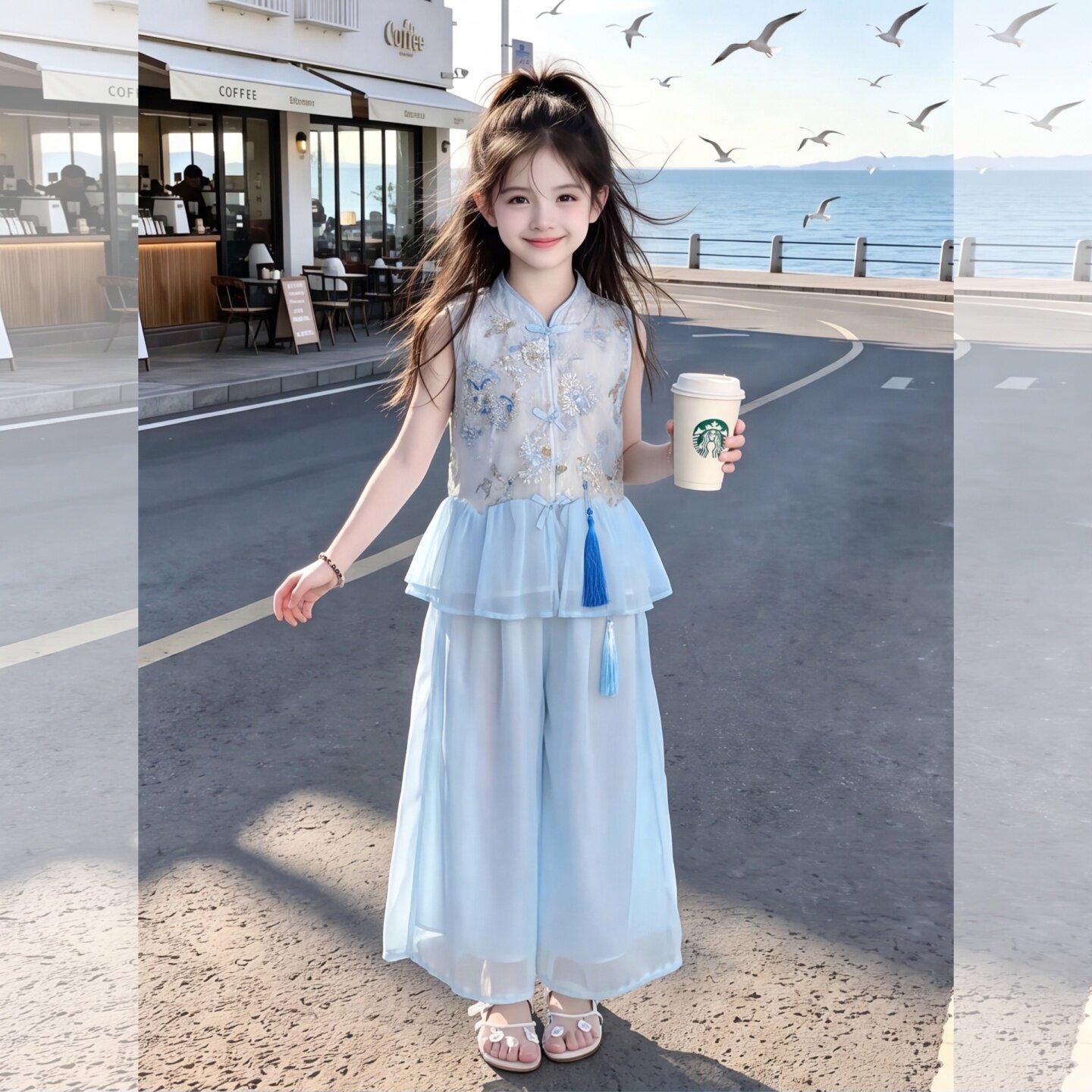 女童汉服夏季套装2026新款超好看