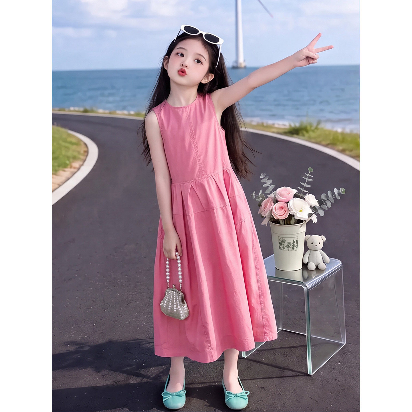 女大童连衣裙2026夏季新款女童独