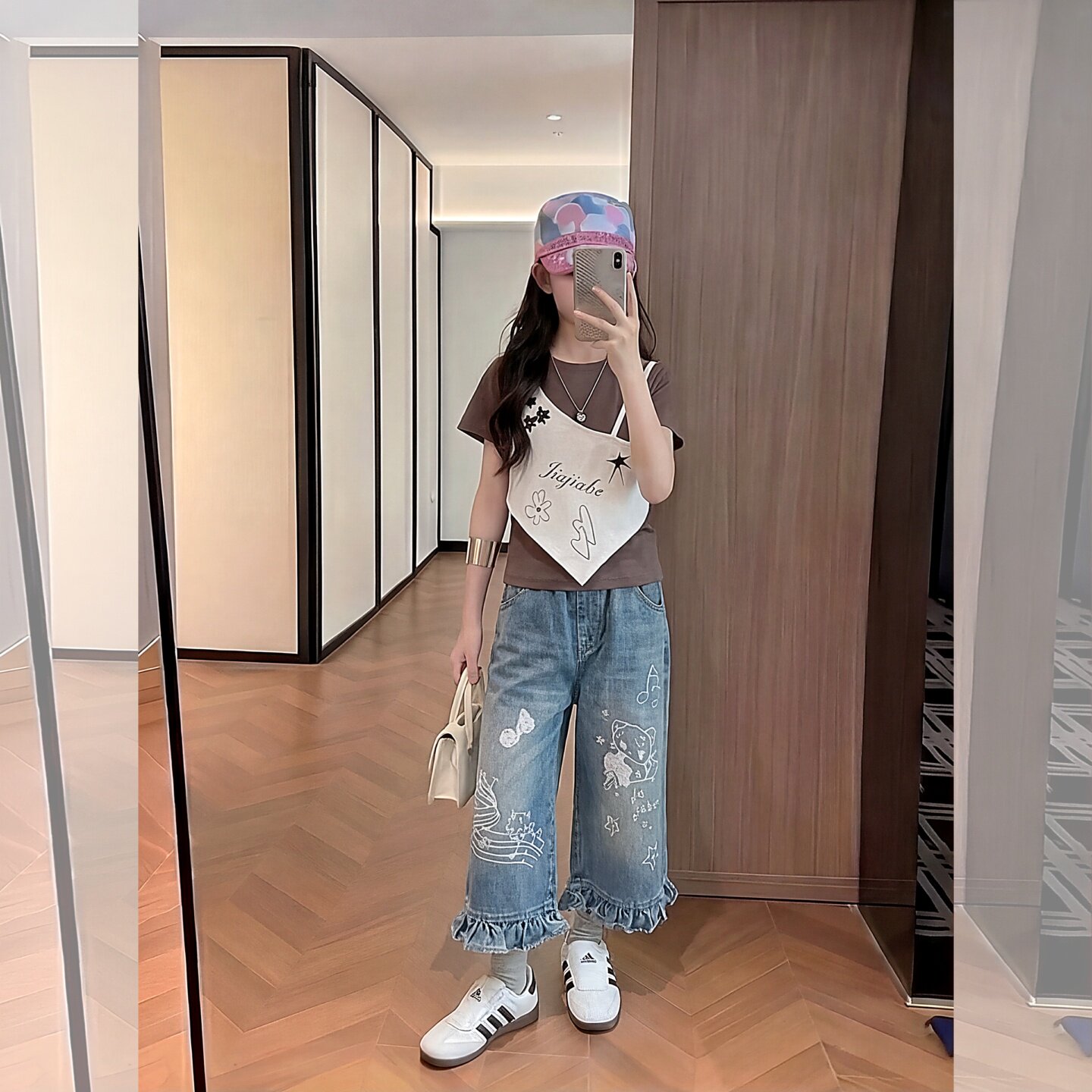 女童套装夏装2026新款儿童二件套