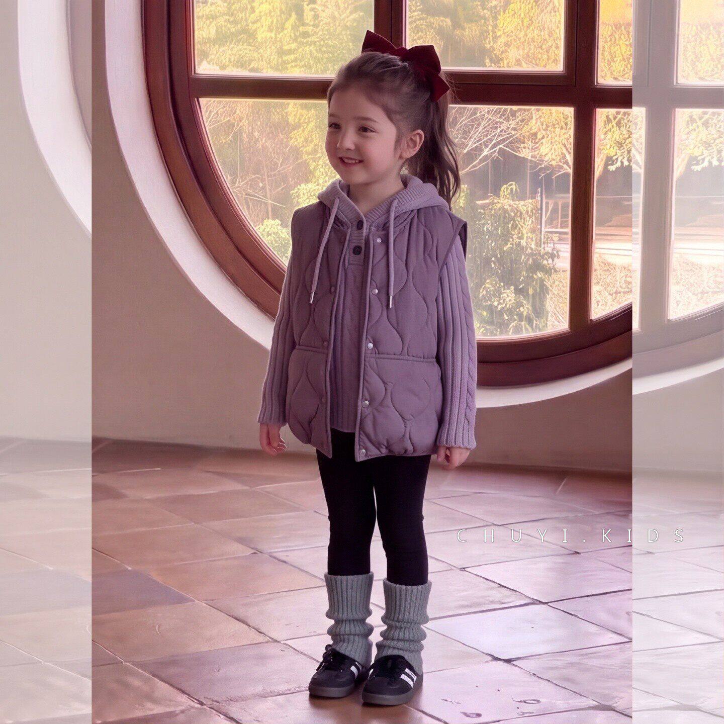 女童马甲2026秋冬新款打底上