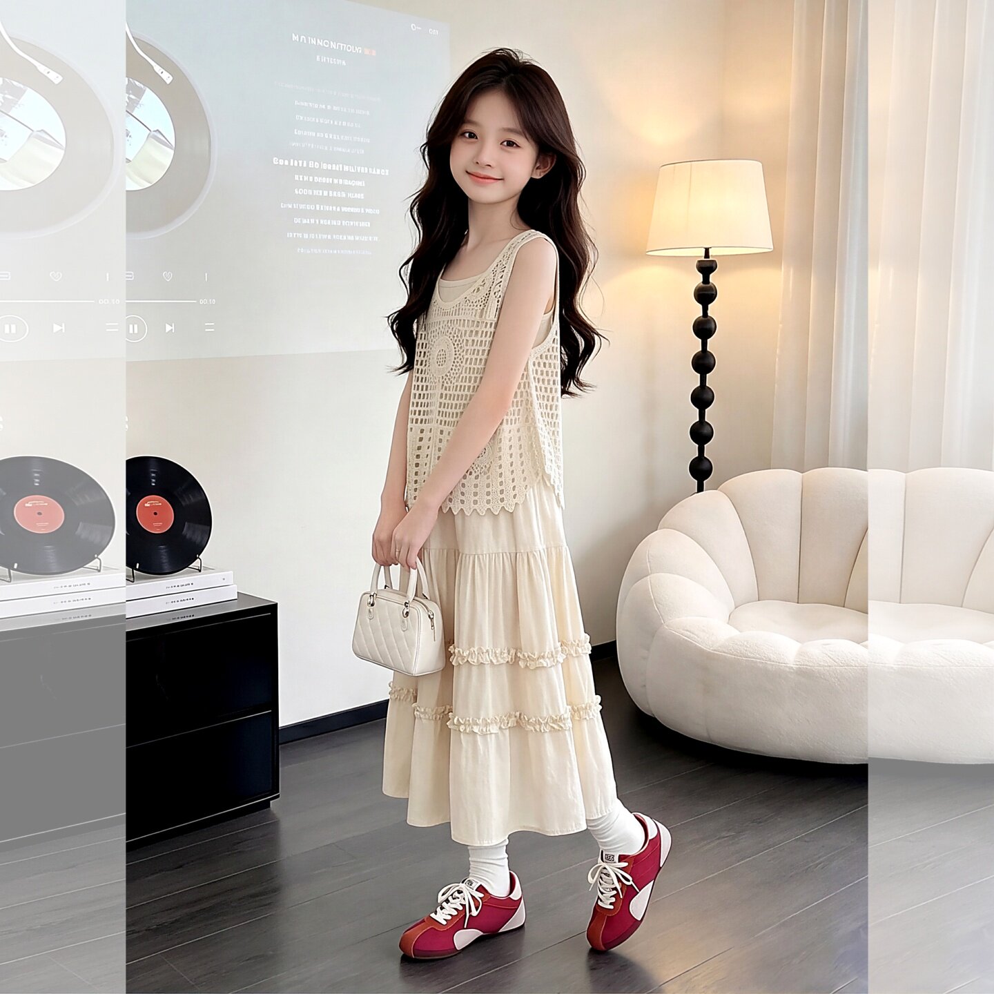 女童夏套装2026新款巨好看儿童公
