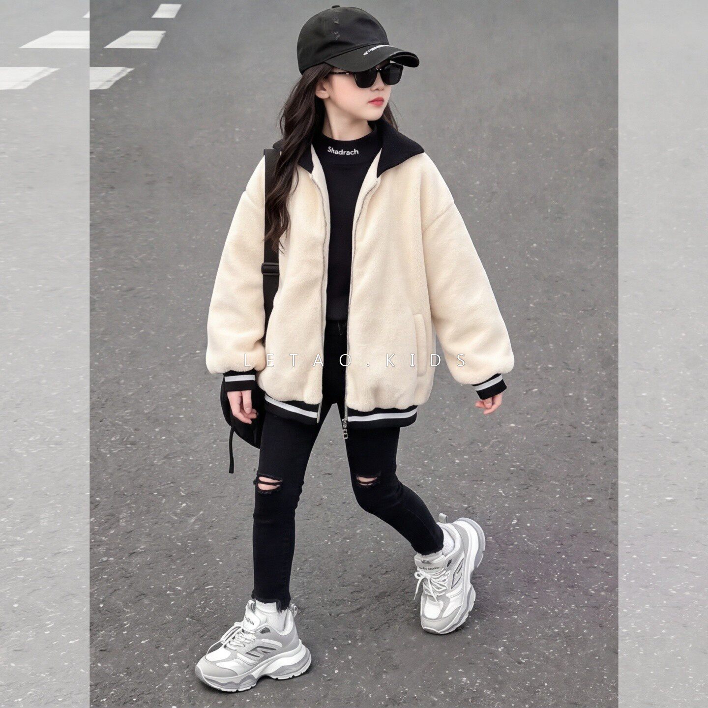 海军领学院风秋冬加厚女童棉服