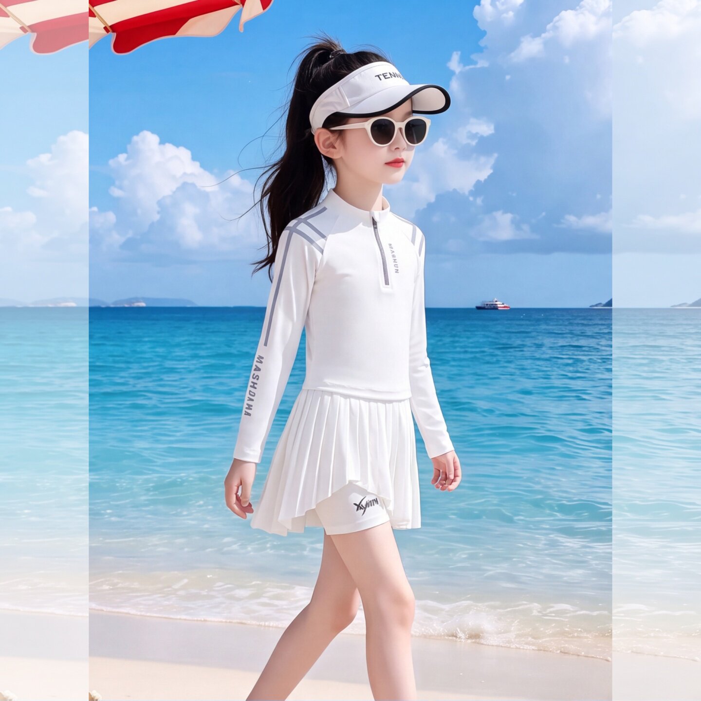 儿童泳衣套装女童防晒泳装2026新