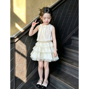 女童连衣裙夏2026新款儿童高级感公主风小礼裙女孩大童巨好看夏裙
