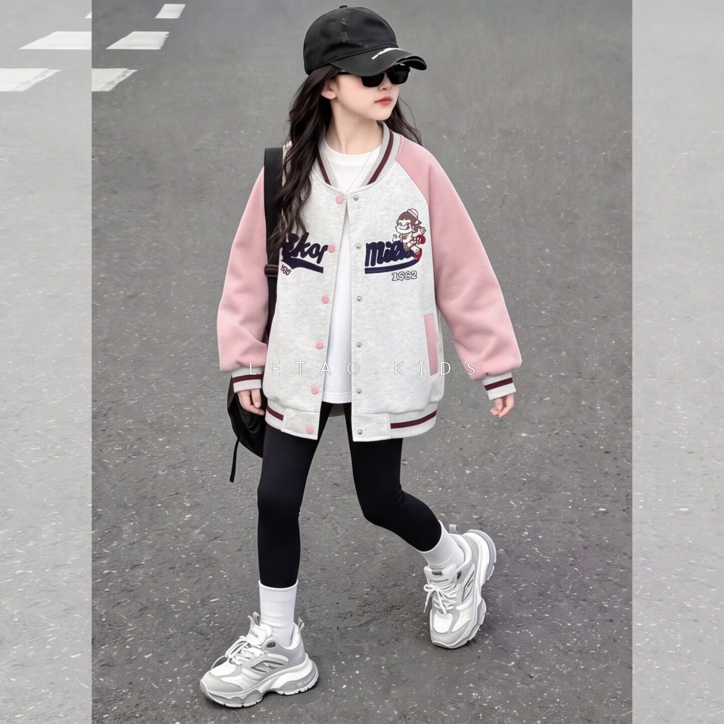 女秋冬洋气加绒棒球外套2026新款