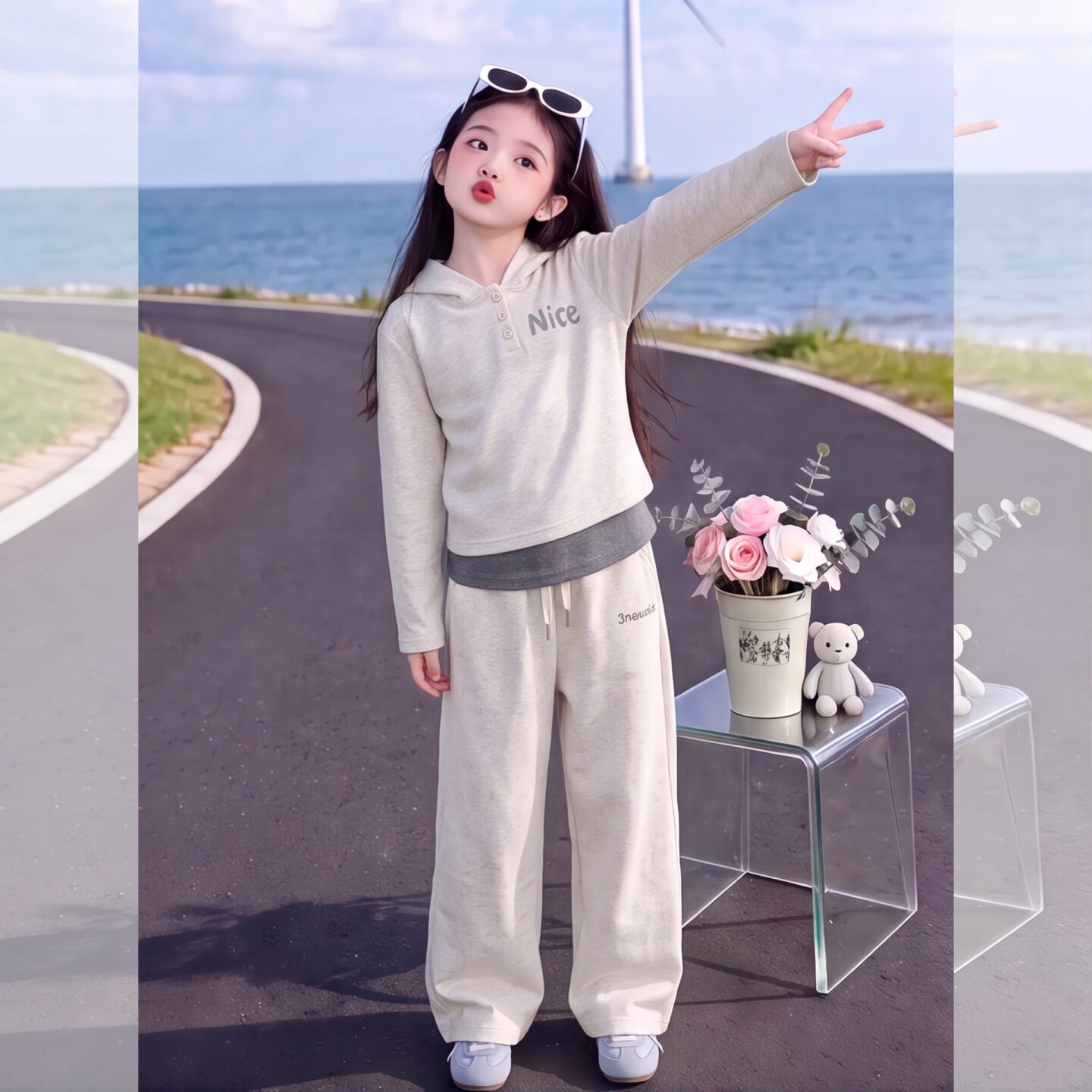 女童超好看洋气时髦套装秋季2026