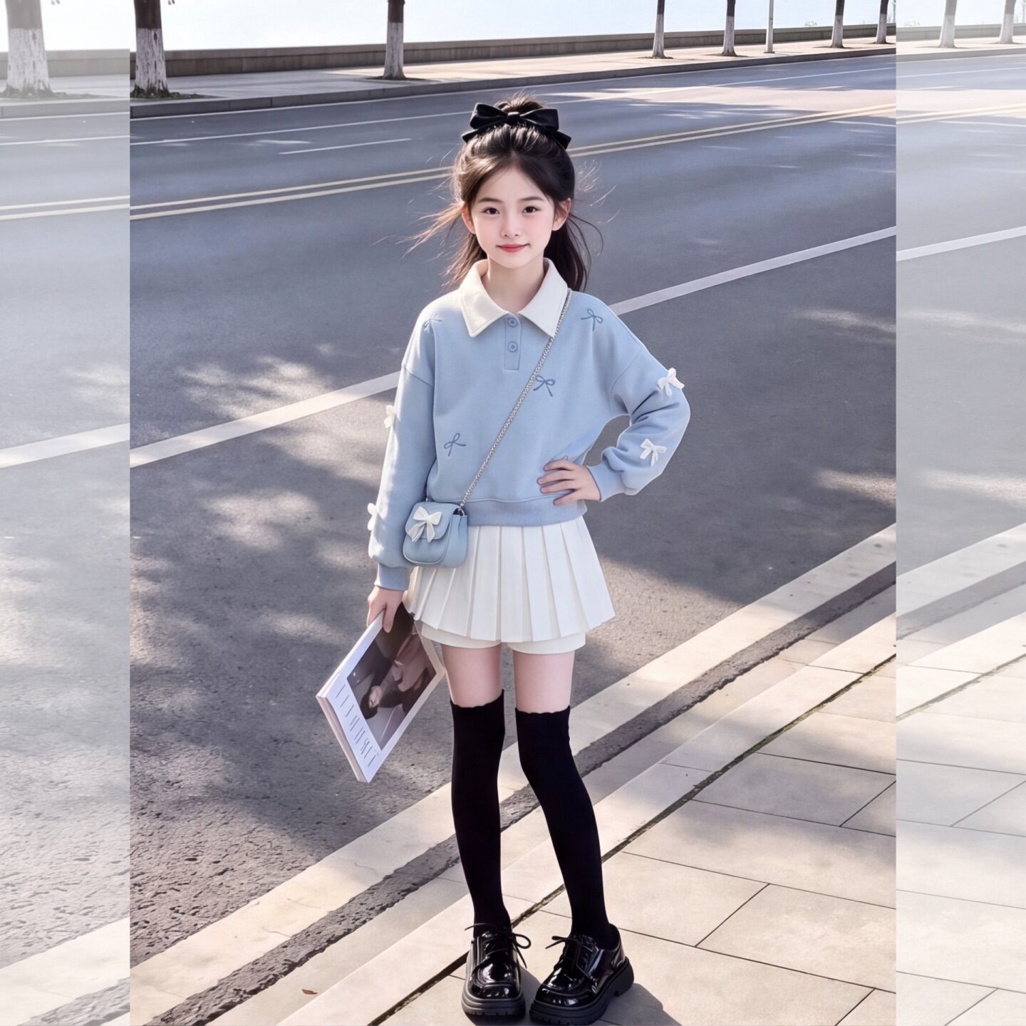 女大童秋装套装裙2026新款儿童洋