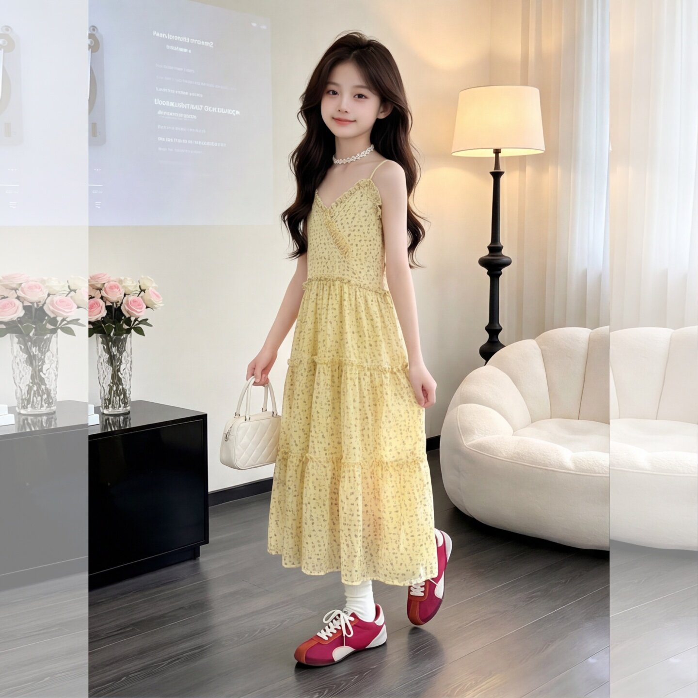 女童夏季巨好看连衣裙2026新款女