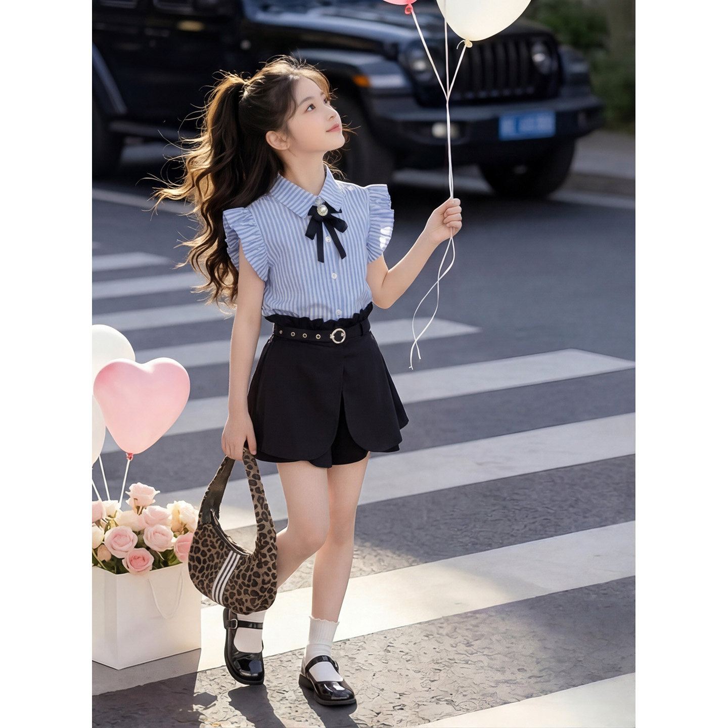 女童夏装套装2026新款韩版两件套
