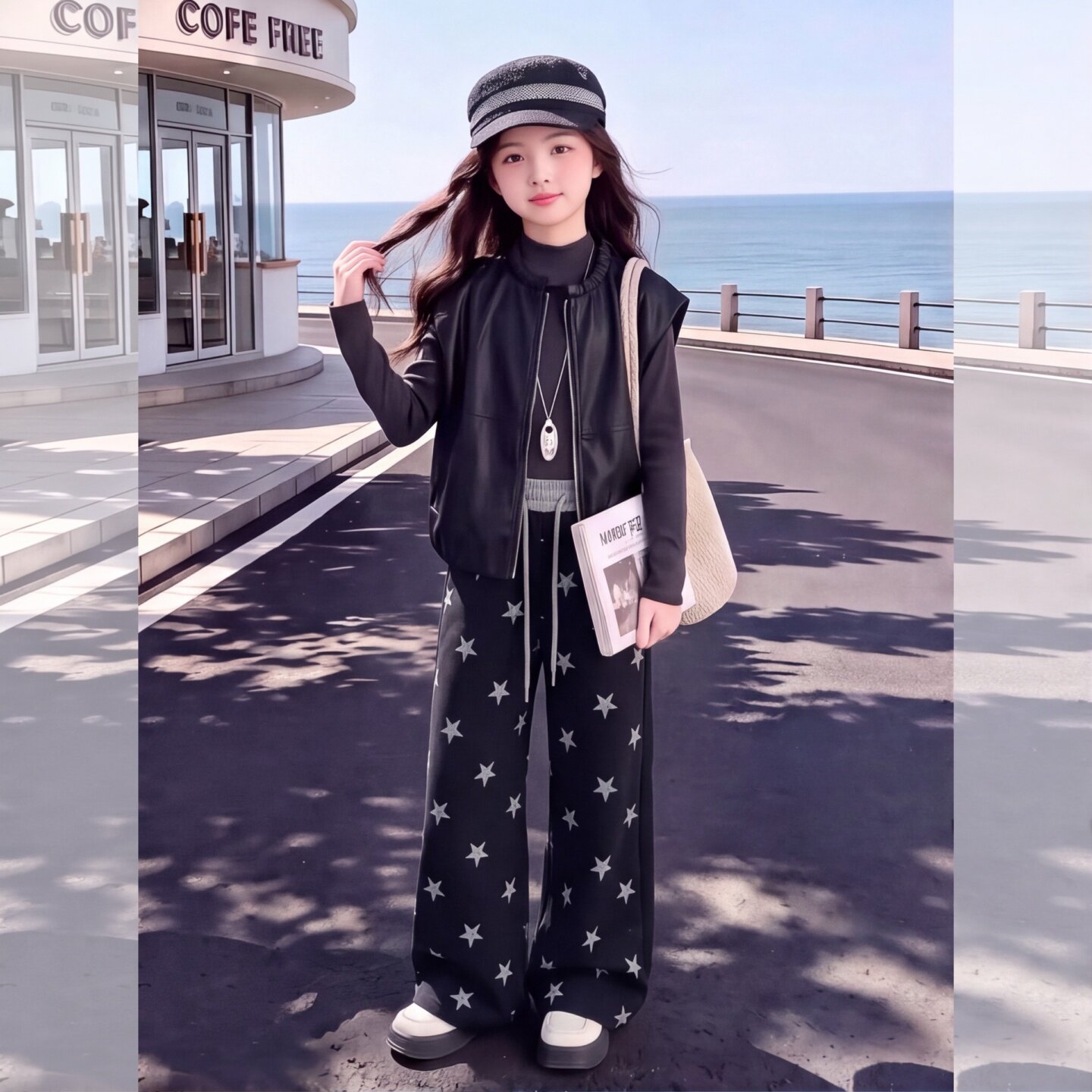 女童裤子秋季款2026新款儿童洋气