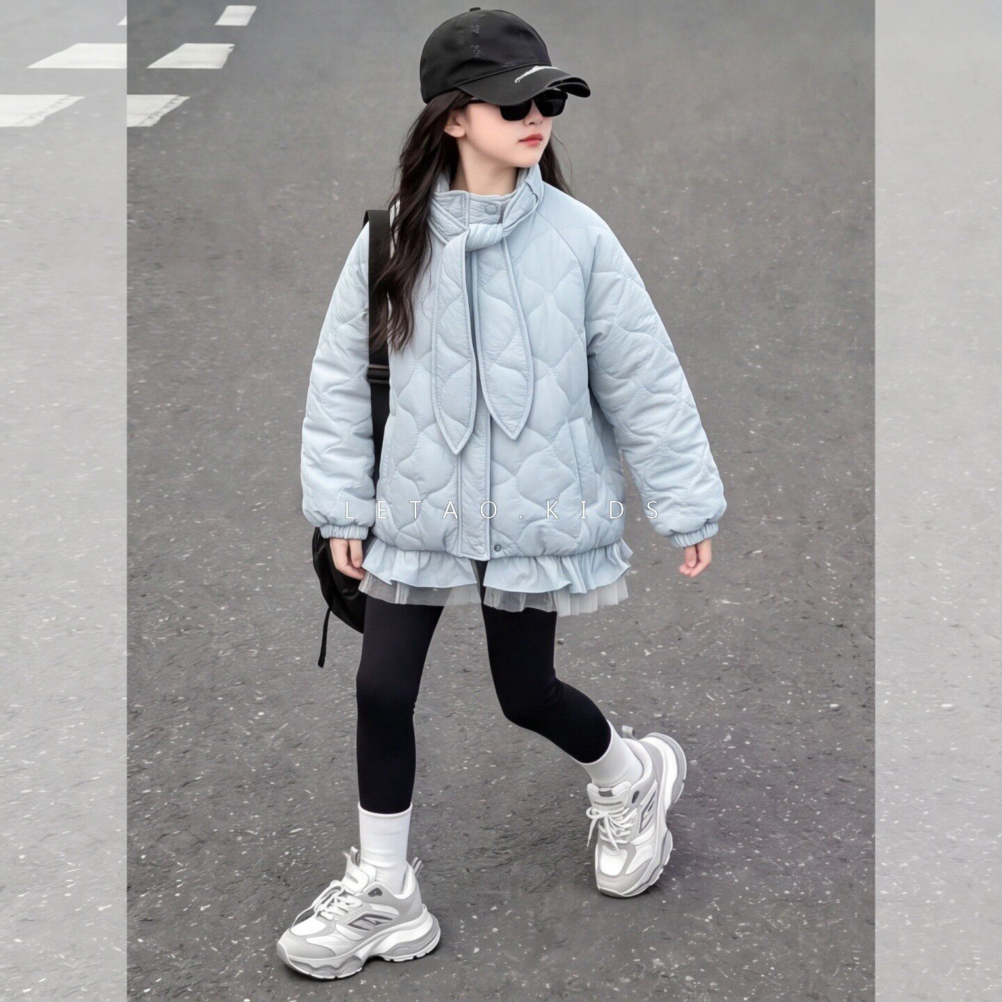 女童冬装棉服外套2026新款韩系设计感上衣服儿童秋冬夹棉加厚棉袄