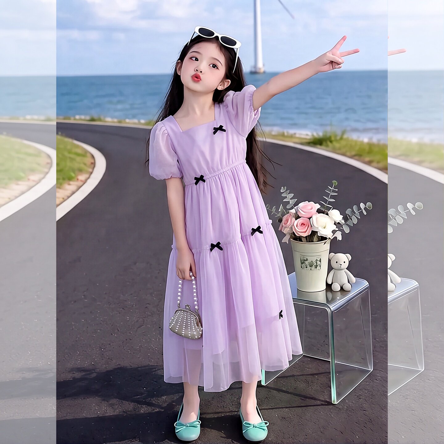 女童连衣裙夏季2026新款韩版儿童
