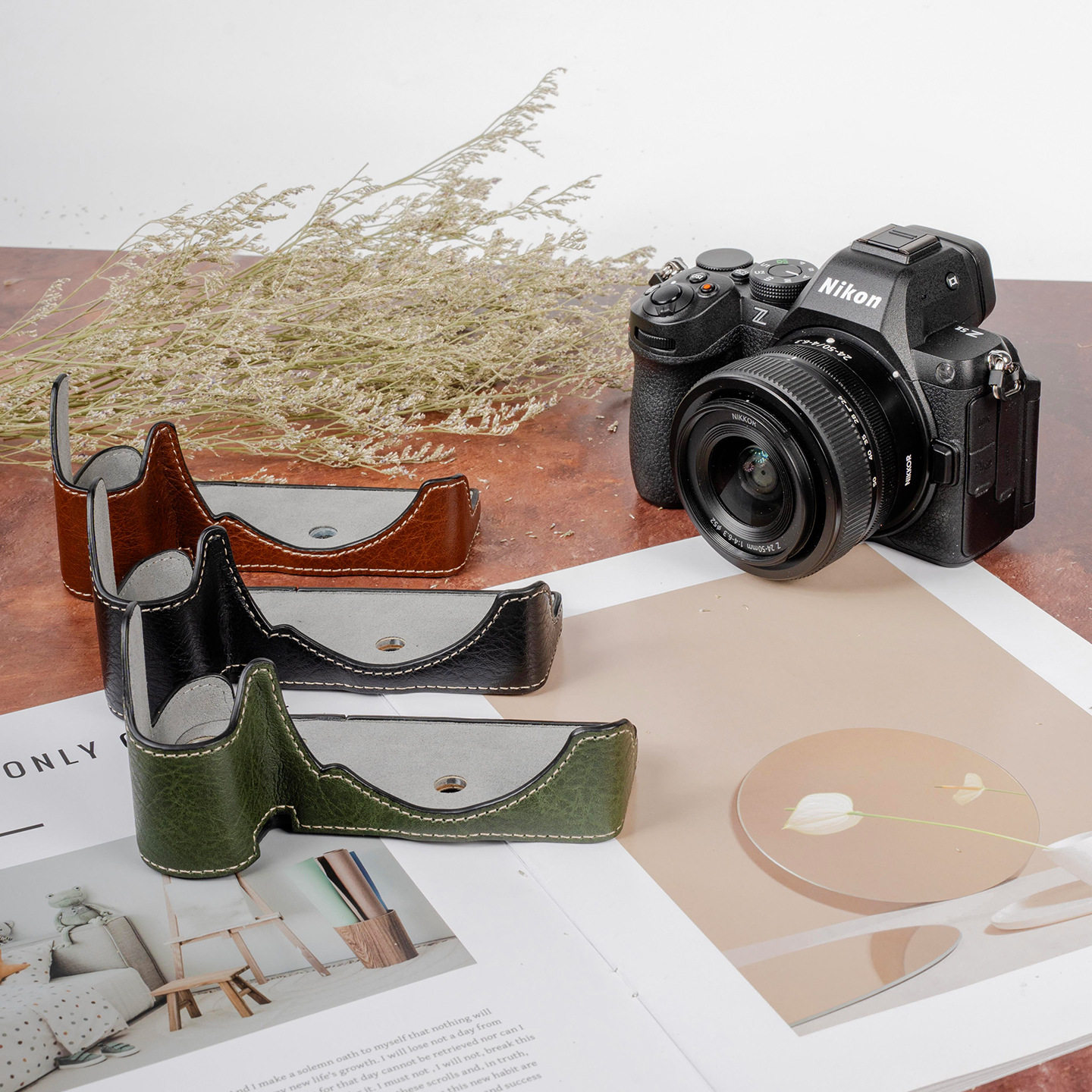 适用于尼康 z5二代保护套 z50二代相机包 z63皮套 Z6三代相机配件