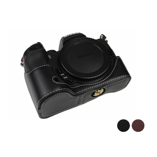 适用于尼康ZFC皮套底座Z5/Z6/Z6II Z7 Z8 Z50/Z30 ZF真皮半包相机
