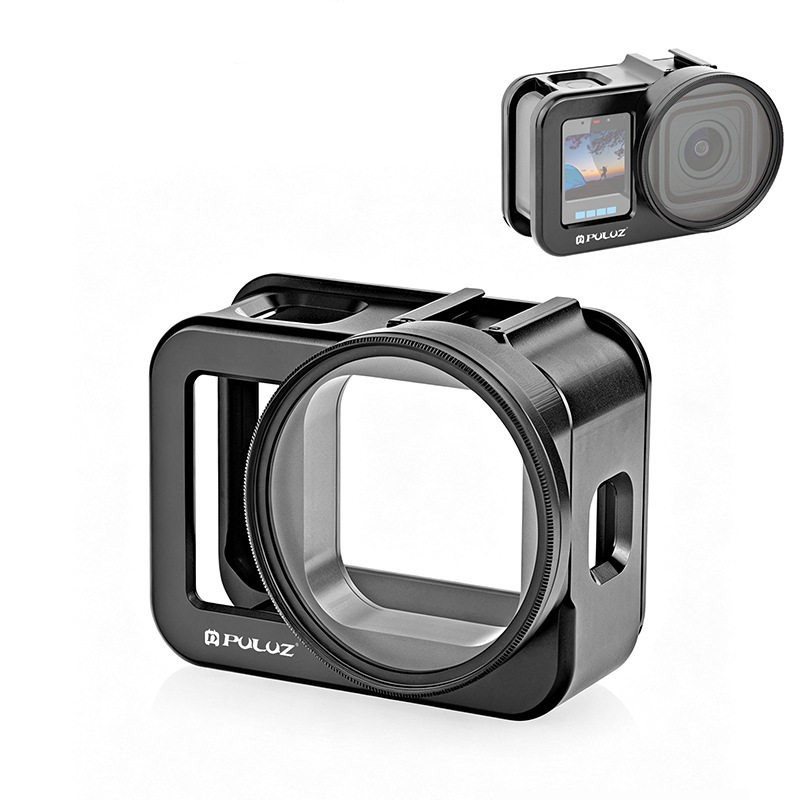 适用GoPro Mision 1/1Pro运动相机铝合金兔笼保护框 镜头盖