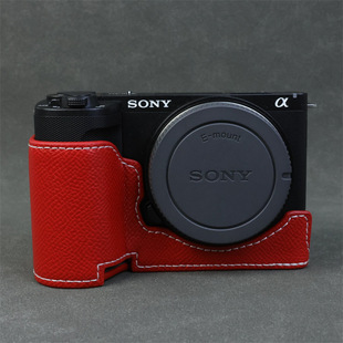 适用于索尼ZV-E10 II相机包 zv-e10二代保护半皮套 zve10二代底座