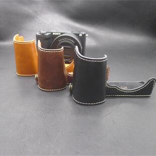 适用于索尼ZVE10 Mark II底座相机PU皮套zve10 二代半套免拆电池