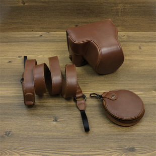 60mm镜头相机包皮套 e1相机保护套 E1外壳 适用索尼zve1