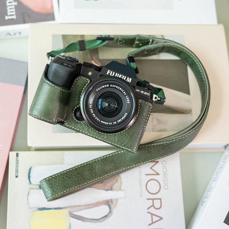 富士XS20保护套XS10相机包XT30二代皮套XH2S底座包XT5X100VI配件