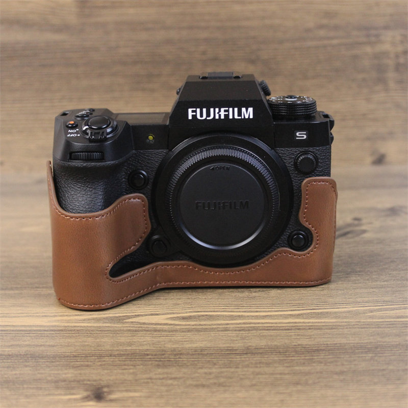 适用于富士 X-H2S半套相机底座皮套 Fujifilm xh2s专用微单相机包