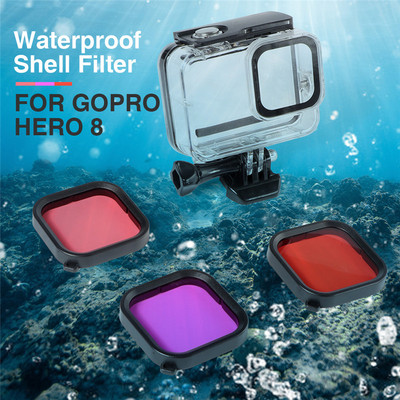 GoPro8防水壳潜水滤镜