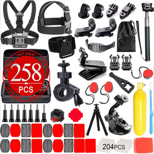 258合一适用于gopro配件套装小蚁山狗Insta360大疆运动相机配件