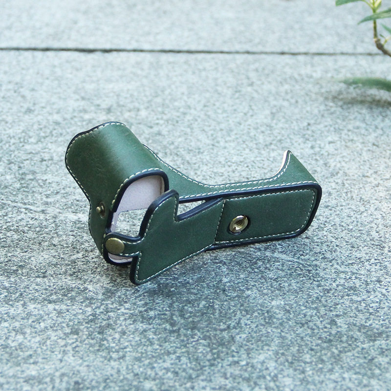 适用于佳能5D3 D4保护R5底座200DII 850D相机皮套90 80 70D半套6D